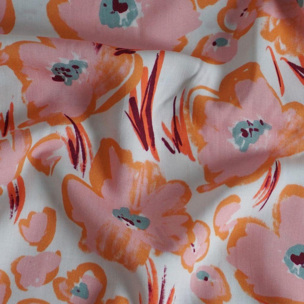 Viskose Druck Paint Flowers - TENCEL™